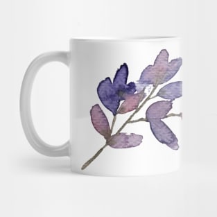 Purple leaves Mug